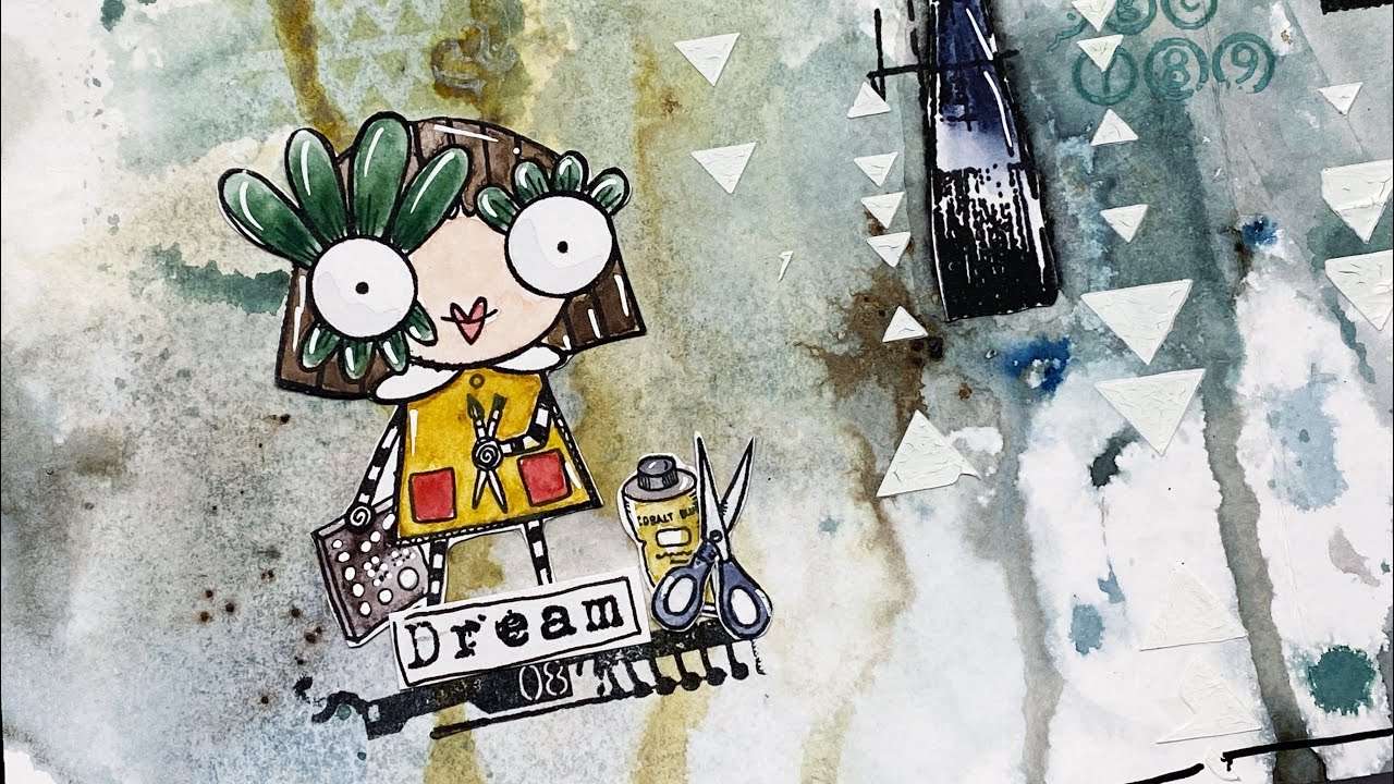 Tuto art journal #24 : gell press et infusion