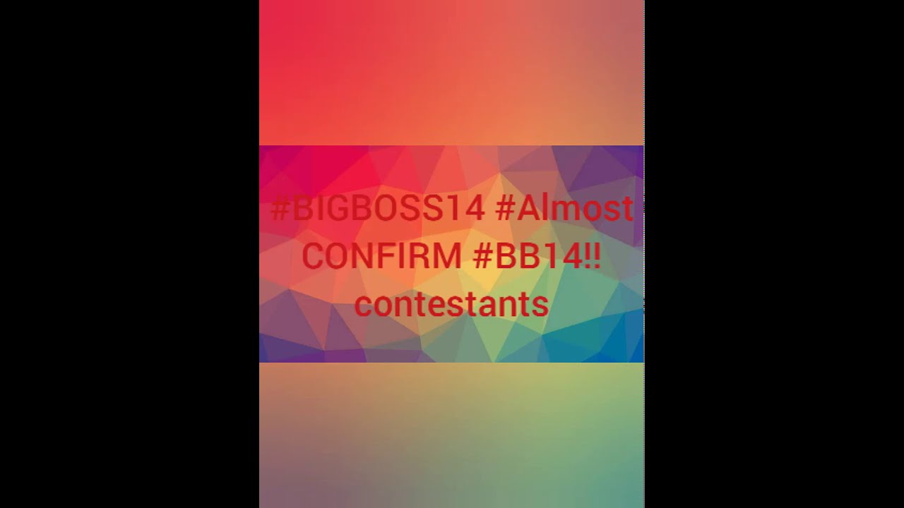 #BIGBOSS14