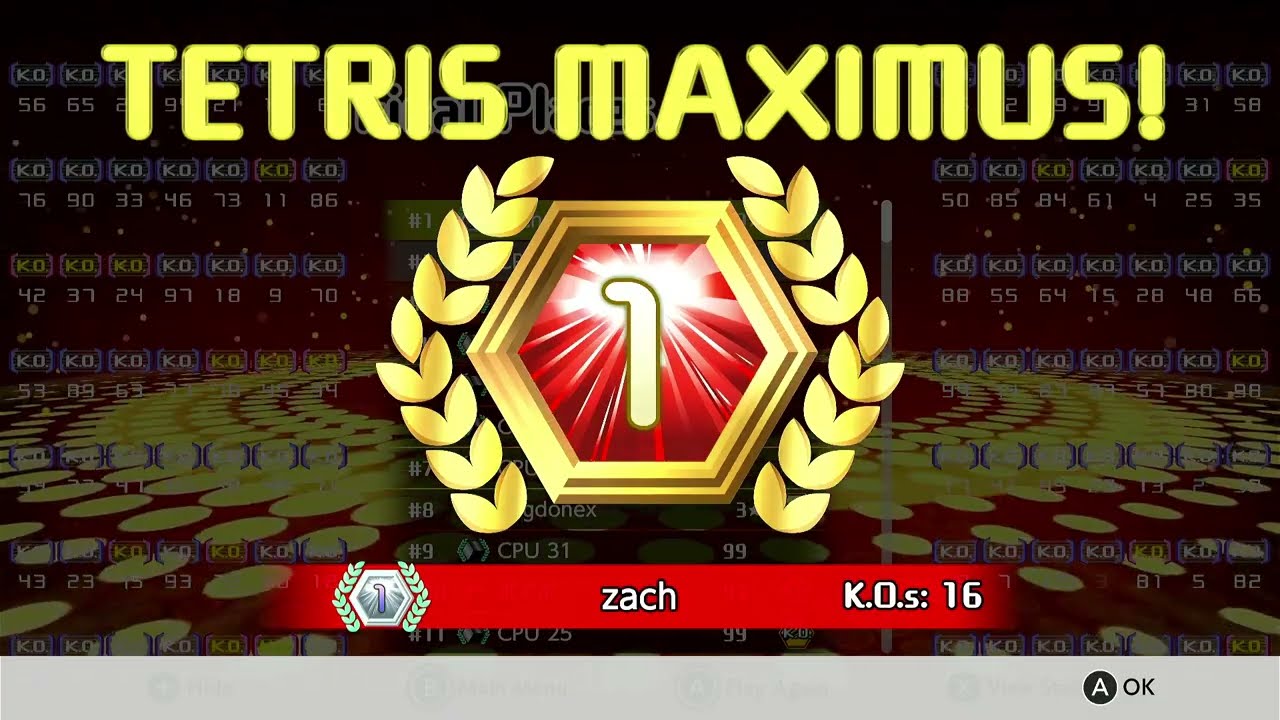 My First Tetris Maximus on Invictus Mode!