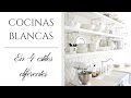 COCINAS BLANCAS EN 4 ESTILOS DIFERENTES | Inspiración