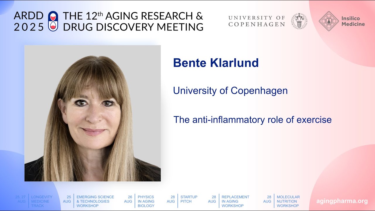 Bente Klarlund at ARDD2025: The anti-inflammatory role of exercise
