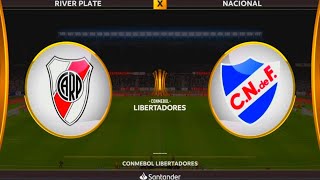 RIVER PLATE x NACIONAL DO URUGUAI 1080p 60FPS COPA CONMEBOL LIBERTADORES DA AMER