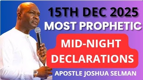 ALL NIGHT PROPHETIC DECLARATION | APOSTLE JOSHUA SELMAN #apostlejoshuaselman  #God #LIVE #shorts