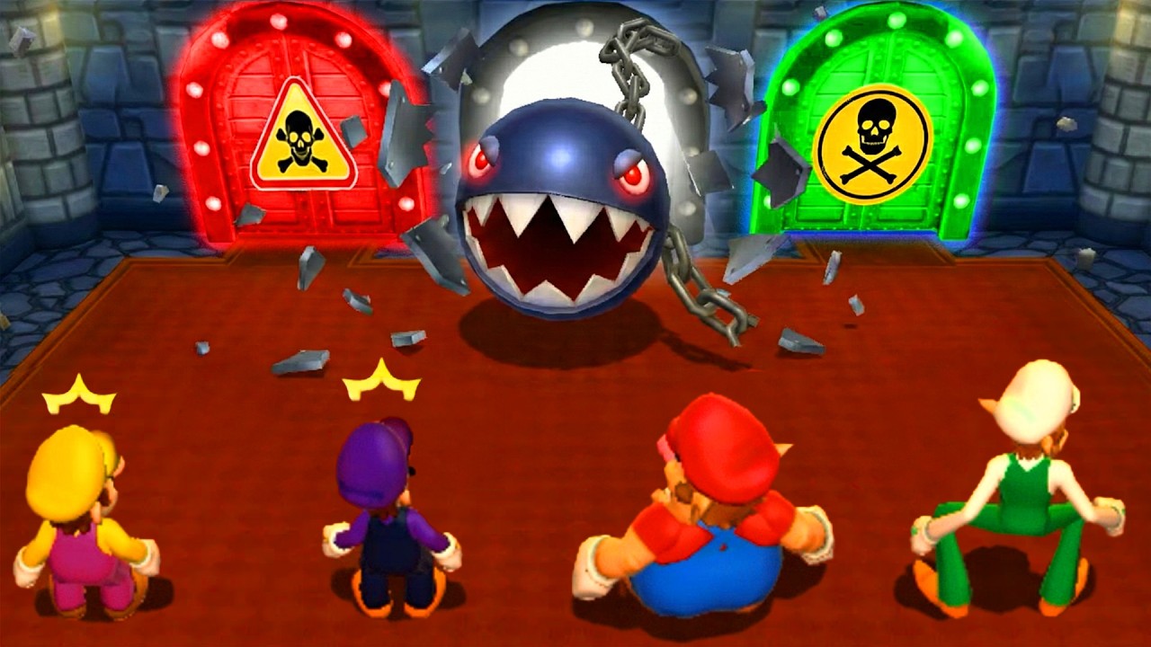 Mario Party 9: Самые смешные мини-игры - Марио против Луиджи против Варио против Валуиджи