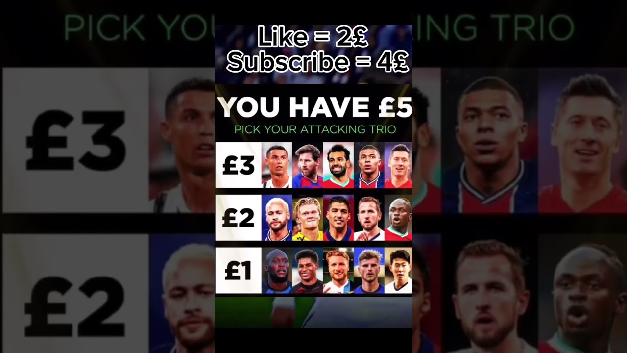 Pick your front attack you got5£