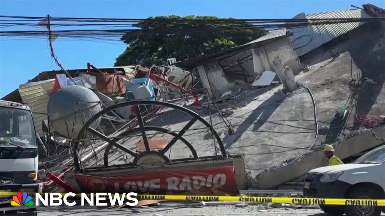  Buildings crumble in deadly Philippines earthquake