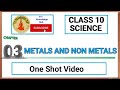 Ncert class 10th science chapter 3 || Metals and Non metals one shot (vrv knowledge hub)