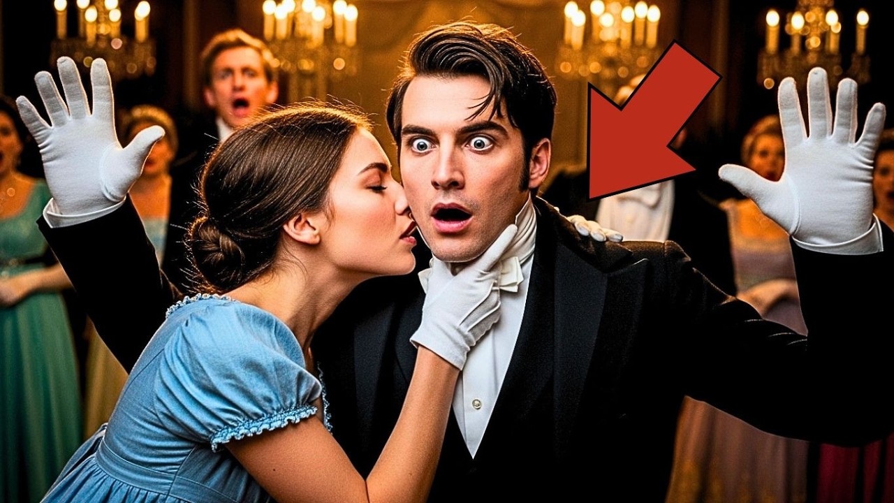 Um einen Fremden zu retten, küsste sie ihn vor allen… ohne zu wissen, dass es der Herzog war