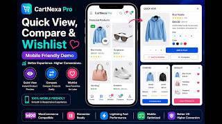 CartNexa Pro – Quick View, Compare & Wishlist (Mobile Friendly Demo)