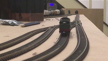 First Run on New N Gauge Layout