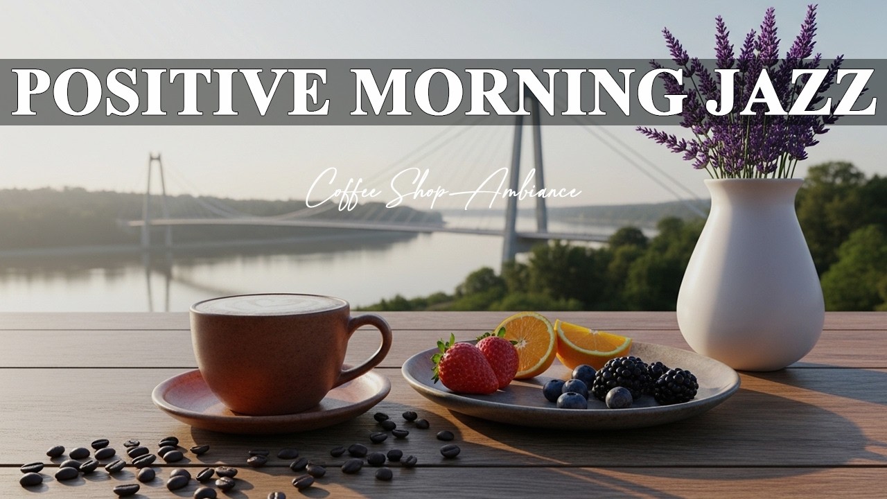 Positive Morning Jazz  ☕ Coffee Shop Ambiance & Bossa Nova Piano for Working