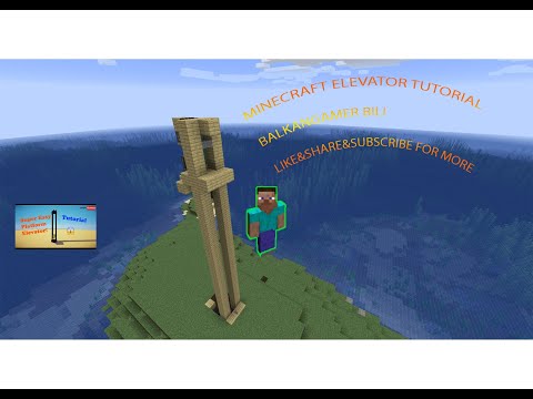 Kako napraviti elevator u minecraftu BalkanGamerHow to make elevator in minecraft 1.14.4!