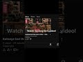 Watch it! Give me your opinion on how I can make it better ? Should I do more videos like this?