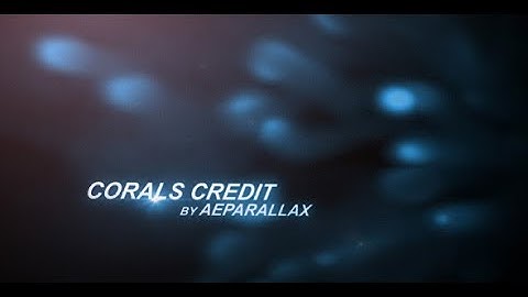 Coral Title Sequence / Credits (Videohive After Effects Template)