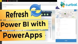 Create a PowerApp from scratch that refreshes a dataset in Power BI using PowerBIIntegration.Refresh