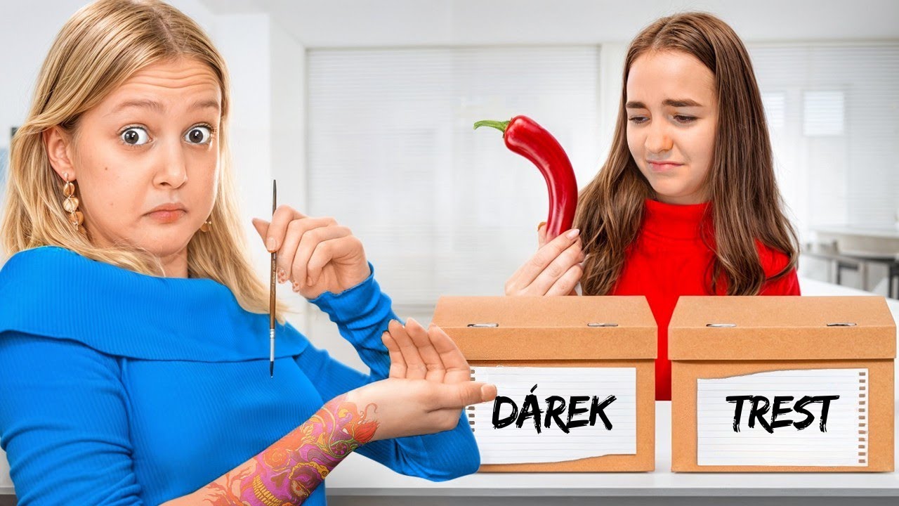 Vyber si krabici: dárek nebo trest? 🎁 | Amelka Karamelka