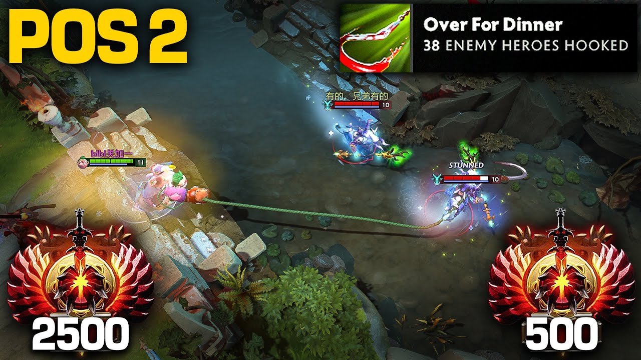 Can a Rank 2500 Pudge Outplay a Rank 500 Leshrac Mid?! | Pudge Official