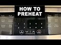 How to preheat the oven
