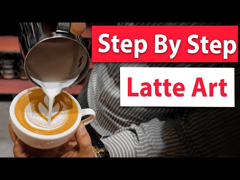 Step By Step Latte Art Layers
