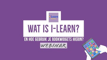 Wat is i-Learn en hoe kun je BookWidgets hierin gratis gebruiken?