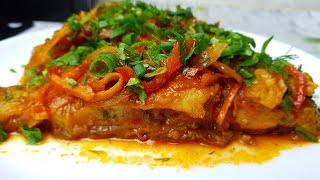 Рыба под маринадом, цыганка готовит. Рыба в томатном соусе. Gipsy cuisine.🐟