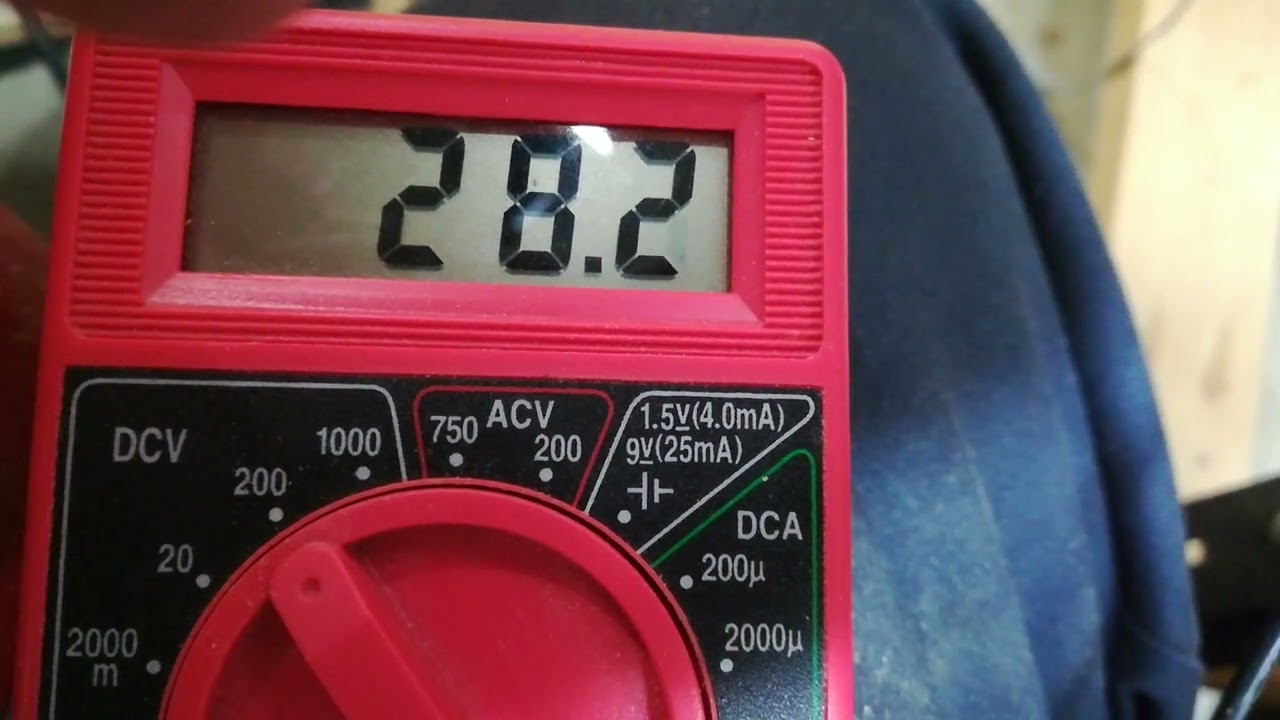 Testing Control Board Output Excalibur EX-21 Scroll Saw Using a Digital Meter