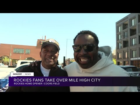 Rockies fans take over the Mile High for opening day