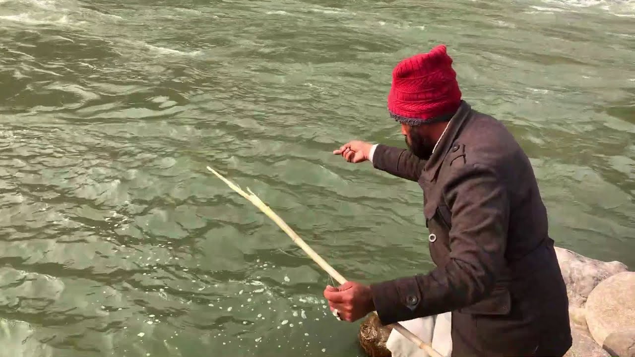River Fishing in Pakistan | Winter | Very Relaxing Vlog | Touqeer Rafique