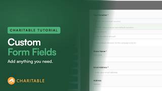 How to Add Custom Fields to a WordPress Donation Form (Charitable)