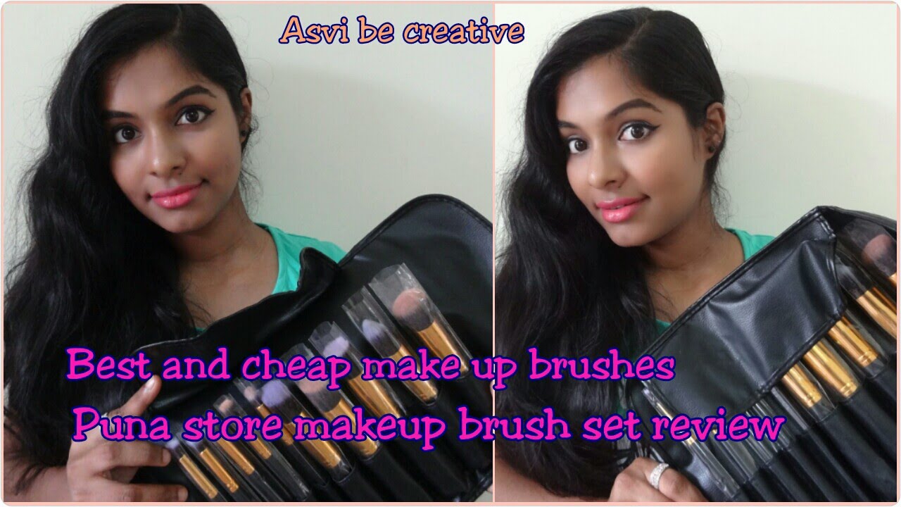 Review| Puna Store Makeup Brush Set| Affordable Amazon Kabuki Premium Brush Set| Indian Youtuber
