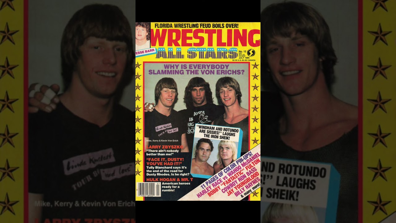 Magazine Madness Wrestling All Stars July 1985 