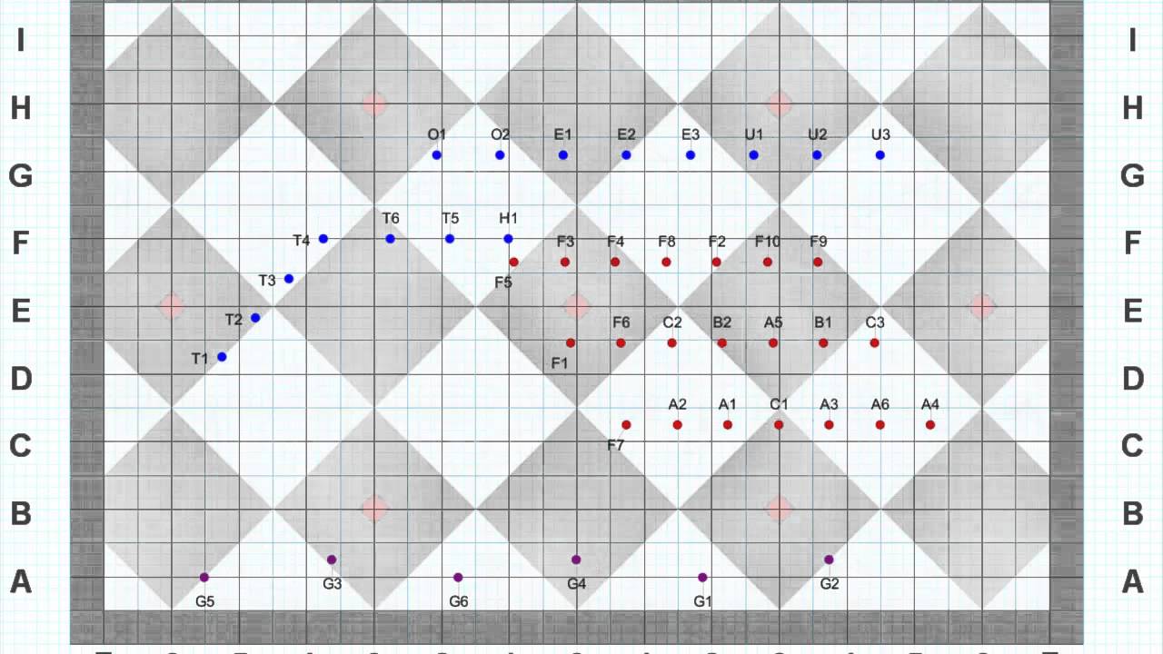 Marching Band Drill Chart