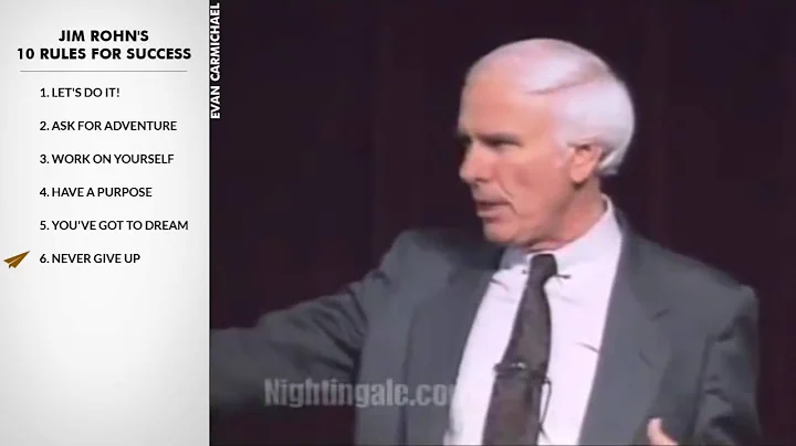 Jim Rohn's | Top 10 Rules For Success