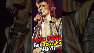 The Beatles Helped David Bowie?! #davidbowie #thebeatles #hitshistory #shorts #didyouknow @RobSimmons19