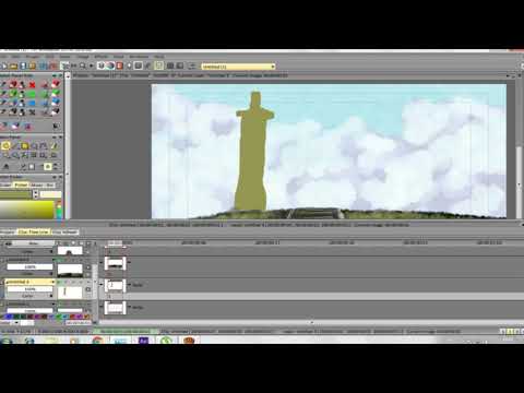 background painting. Anime.