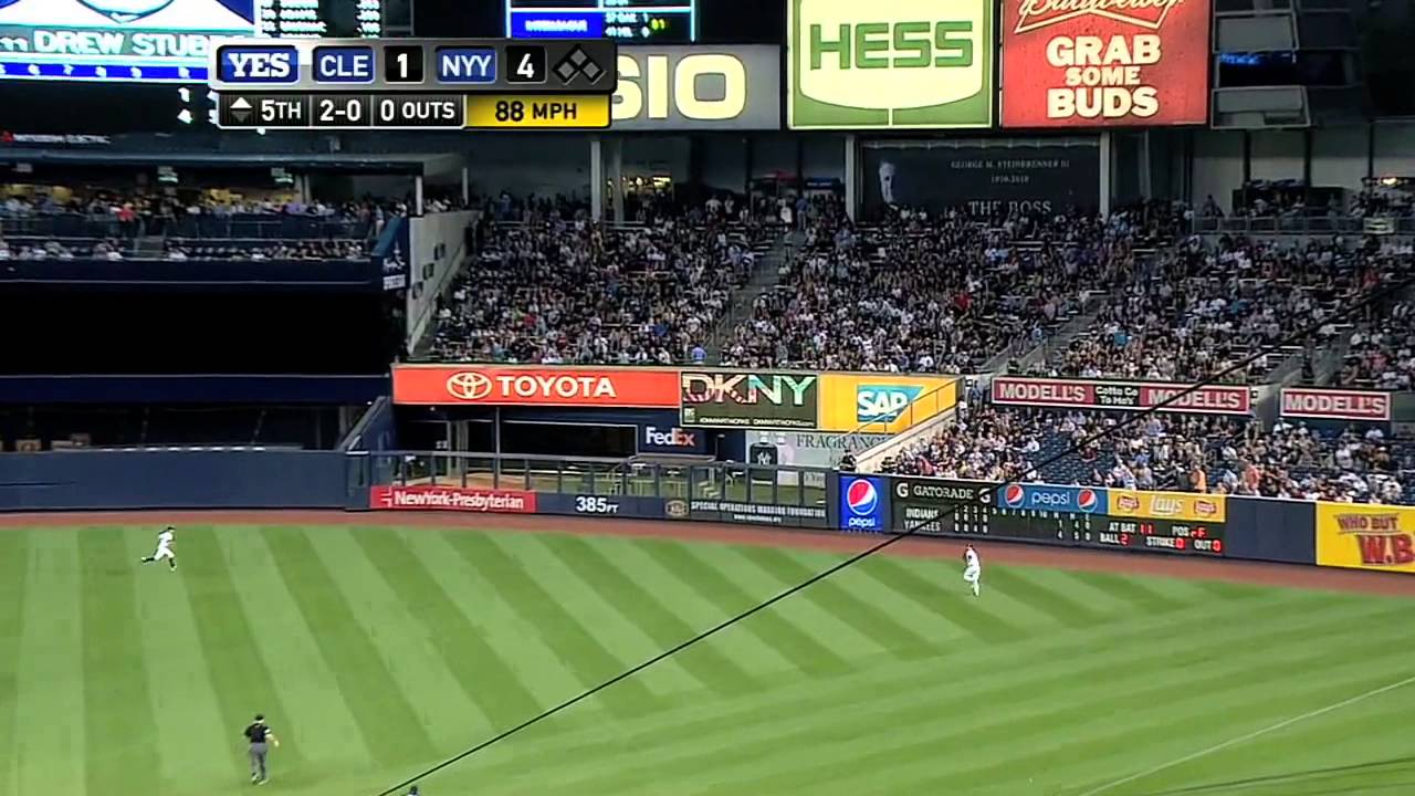 2013/06/03 Overbay debuts in right field