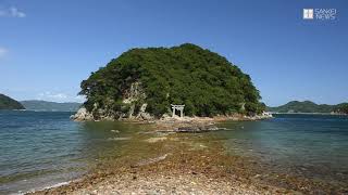 【view】大分県津久見市 網代島　太古の流れ星が眠る島