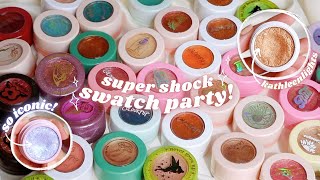 COLOURPOP SUPER SHOCK SWATCH PARTY 🎉 58 SHADES!!