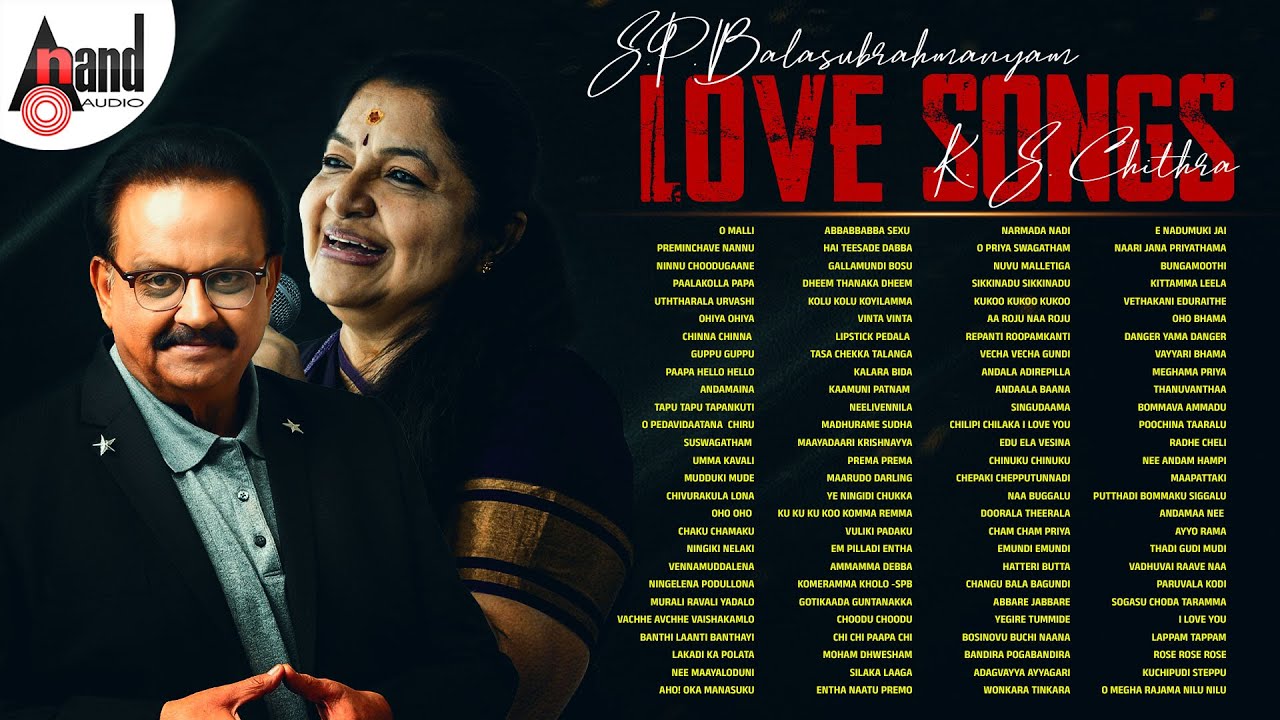 S P Balasubramanyam, K S Chithra Love Song Jukebox