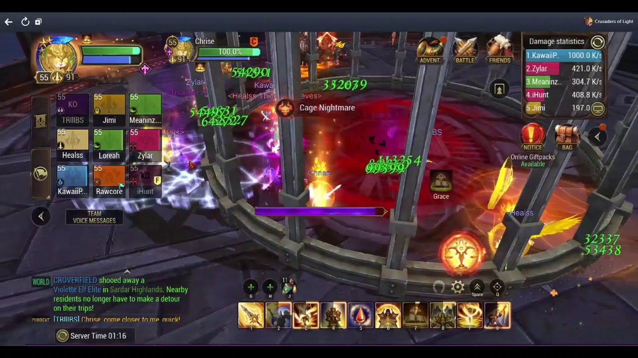 Crusaders Of Light - Wind Bluff Hc Balain - Healer POV