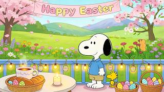 Snoopy Spring Easter Retreat 🌸 Relaxing Lo-Fi Jazz for Happy Mood & Easter Day Vibes screenshot 3