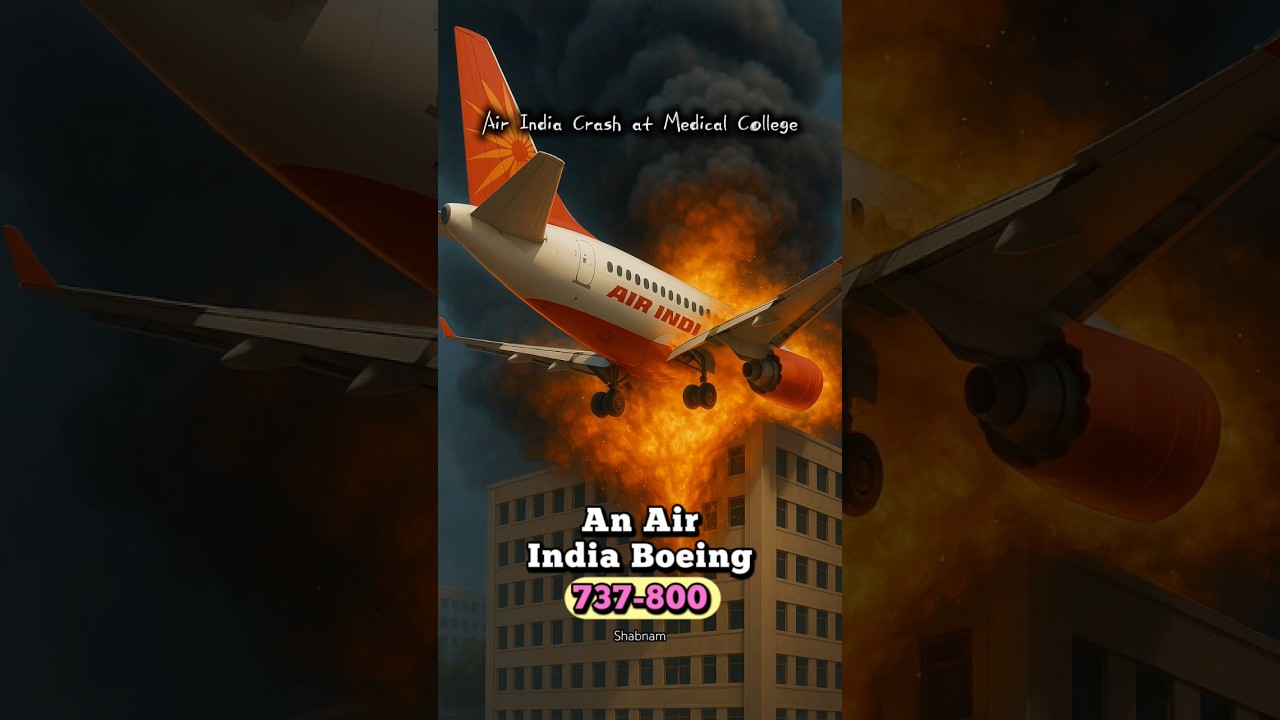 Tragedy in the Skies: Air India Crash at Medical College | Heartfelt Tribute to the Victims