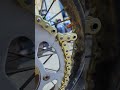 KTM350XCF chain and sprockets replacement with torque specs.