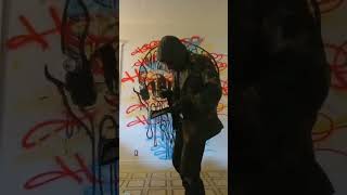 ghost caught on film! nah just a dude painting #hiphop #hope #art #artist #graffiti #new #timelapse ghost caught on film! nah just a dude painting #hiphop #hope #art #artist #graffiti #new #timelapse