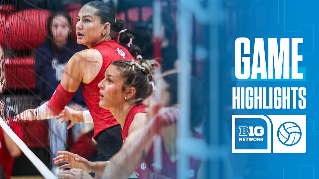 Iowa at Indiana | HIGHLIGHTS | Big Ten Volleyball | 11/07/2025