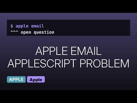 Apple: Applescript - AppleEvent handler failed on set properties {visible messages: }