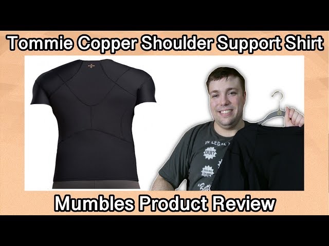 Cure For Sore Back? Tommie Copper Men's Pro-Grade Short Sleeve Shoulder  Support Shirt Review 