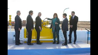 Inauguración del Gasoducto Presidente Néstor Kirchner