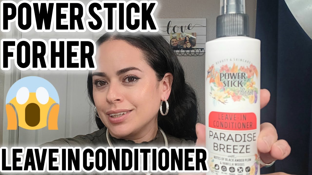 Обзор несмываемого кондиционера Power Stick for her Notes of Black Amber Plum and Vanilla Wood