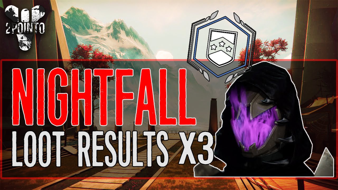 Destiny: Nightfall Loot – DARKBLADE – The Taken King Loot – Exotic Legendary Looting Results
